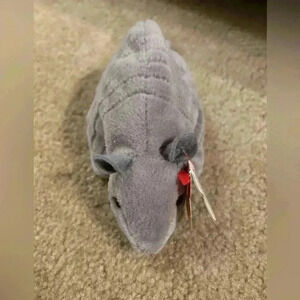 Ty Original Beanie Baby Babies Tank Armadillo 9 Line Shell 4031 Retired 1995